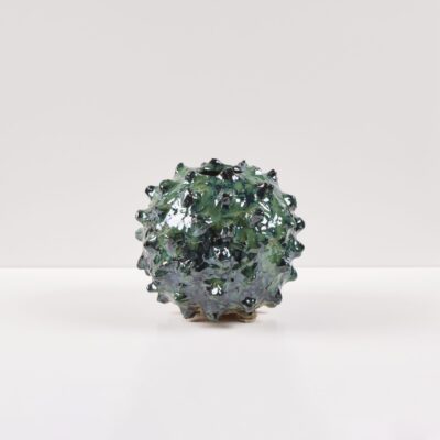 Urchin Vessel in Moss Agate