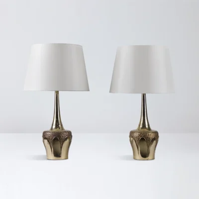 Pair of Rosby Table Lamps by Tony Paul for Laurel Lamp Company