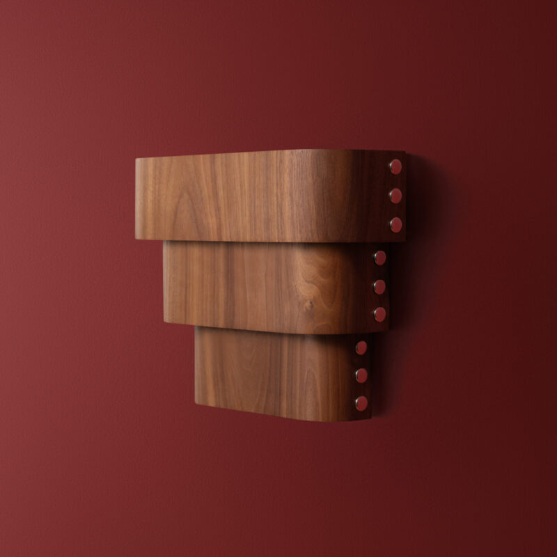 Stud Sconce – Curved 3