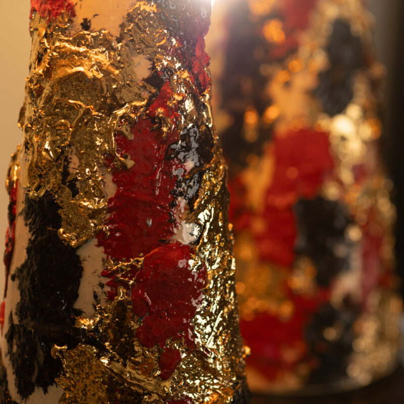 Pair of Splat Lamps #7