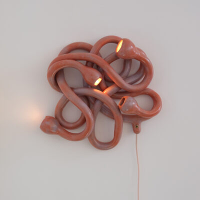 4 Bulb Wall Squiggle