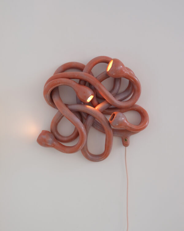 4 Bulb Wall Squiggle