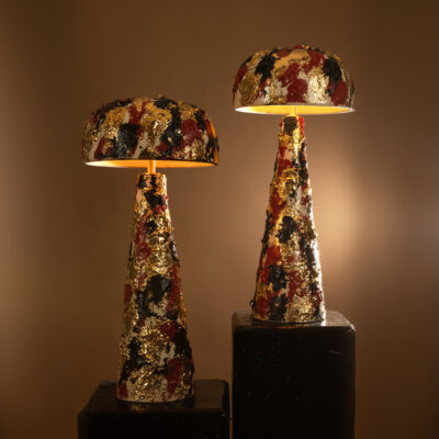 Pair of Splat Lamps #7