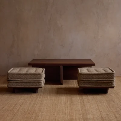 Noa Coffee Table & Ottomans
