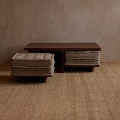 Noa Coffee Table & Ottomans