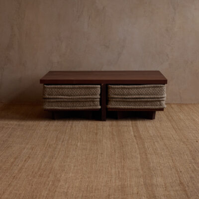 Noa Coffee Table & Ottomans