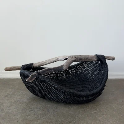 California Driftwood Basket A26