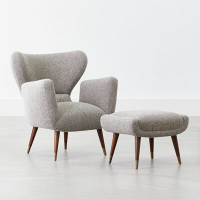 Italian Club Ottoman