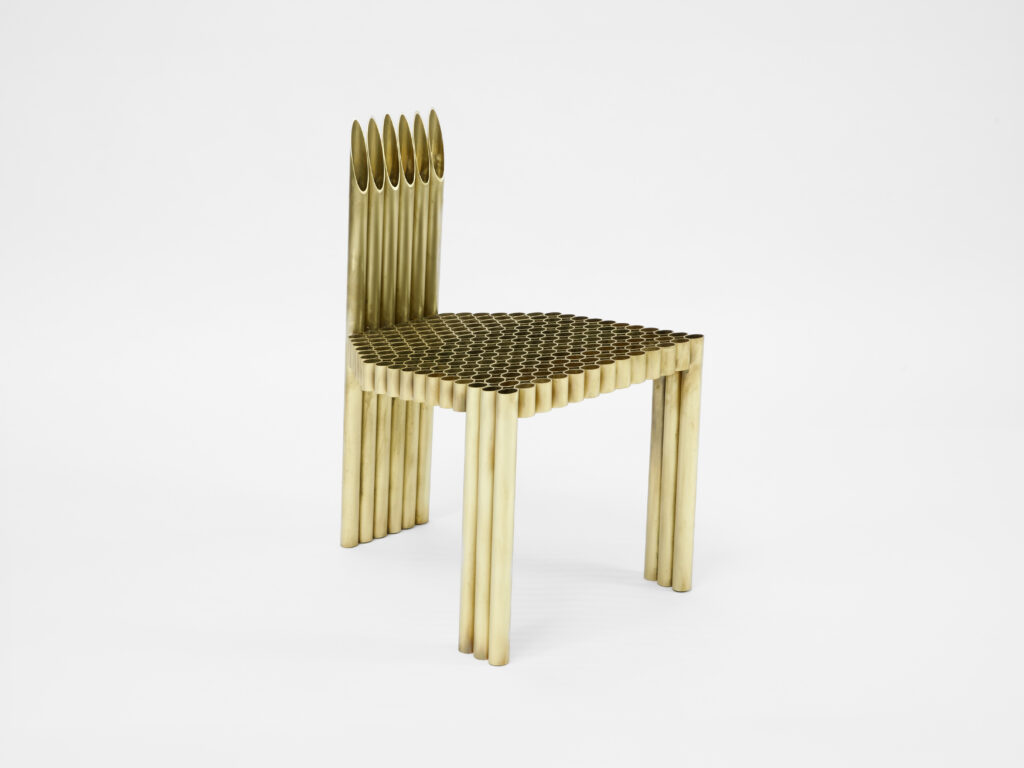 Brass Tube Chair