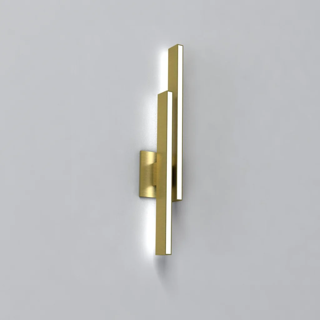 Fixed Wall Double Sconce