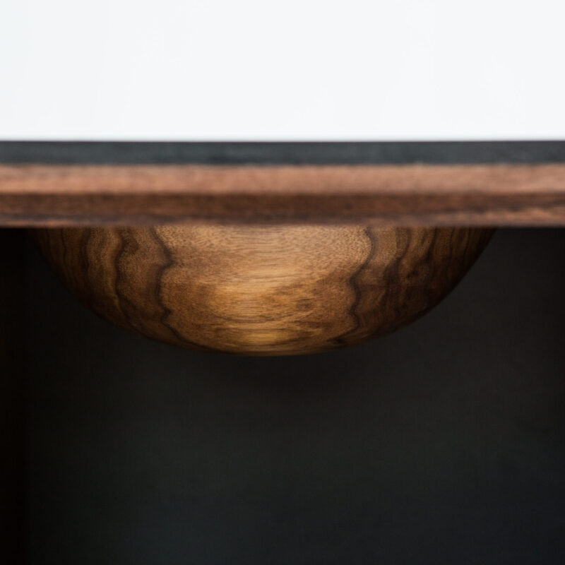 OUTSIDE IN Side Tables – Wood Legs