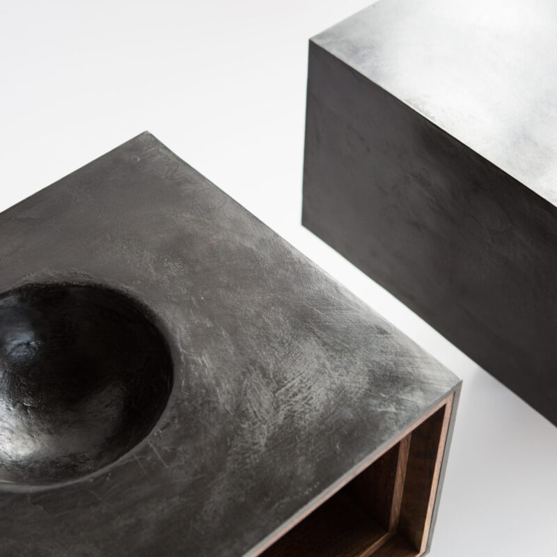 OUTSIDE IN Side Tables – Wood Legs