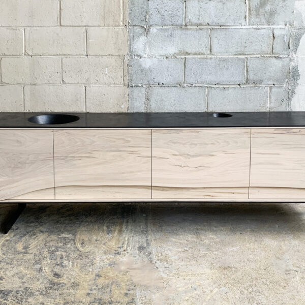 OUTSIDE IN Credenza – Metal Legs – 96”