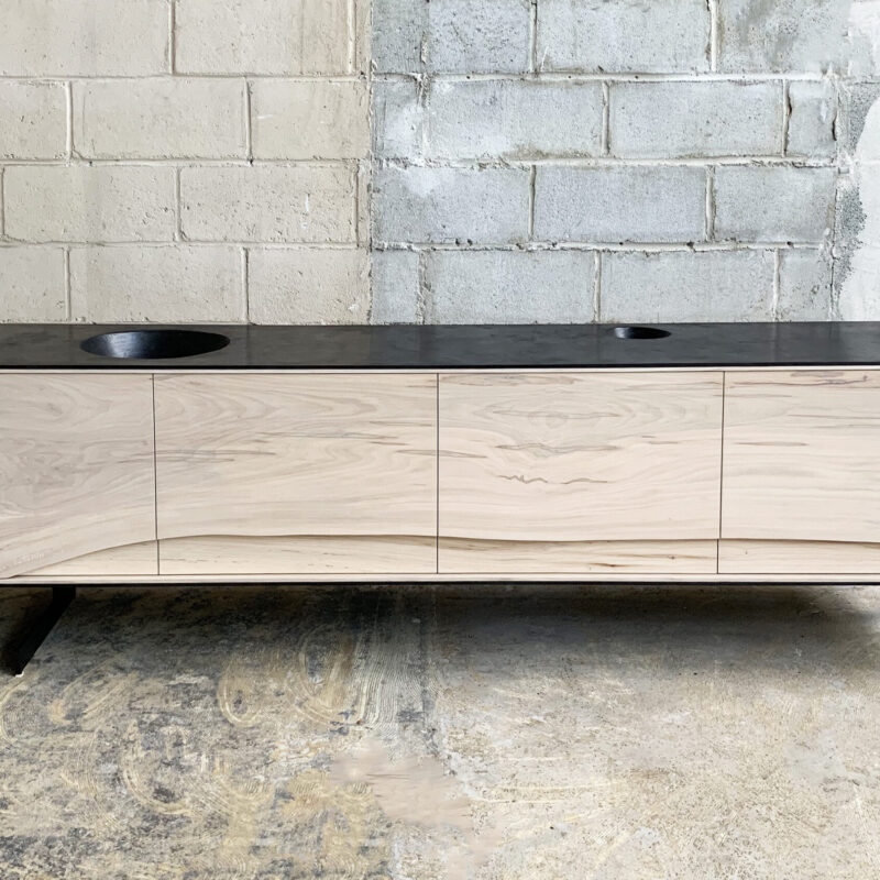 OUTSIDE IN Credenza – Metal Legs – 96”