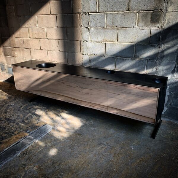 OUTSIDE IN Credenza – Metal Legs – 96”