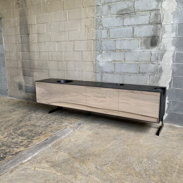 OUTSIDE IN Credenza – Metal Legs – 96”
