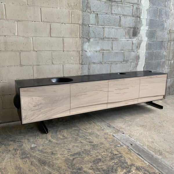 OUTSIDE IN Credenza – Metal Legs – 96”