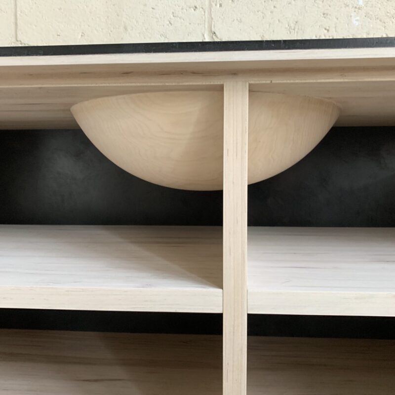 OUTSIDE IN Credenza – Metal Legs – 96”
