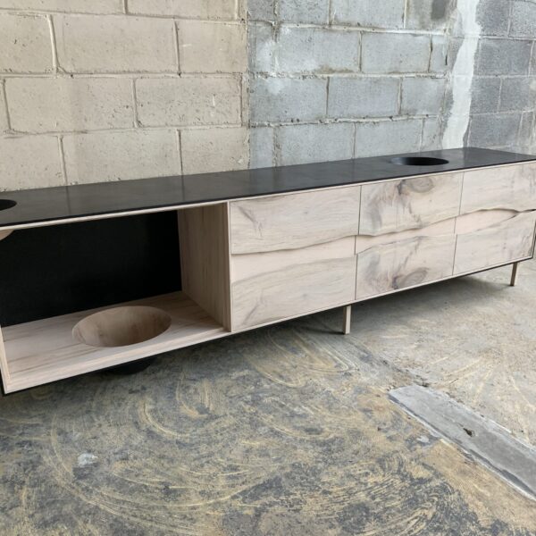 OUTSIDE IN Credenza – Wood Legs – 96”