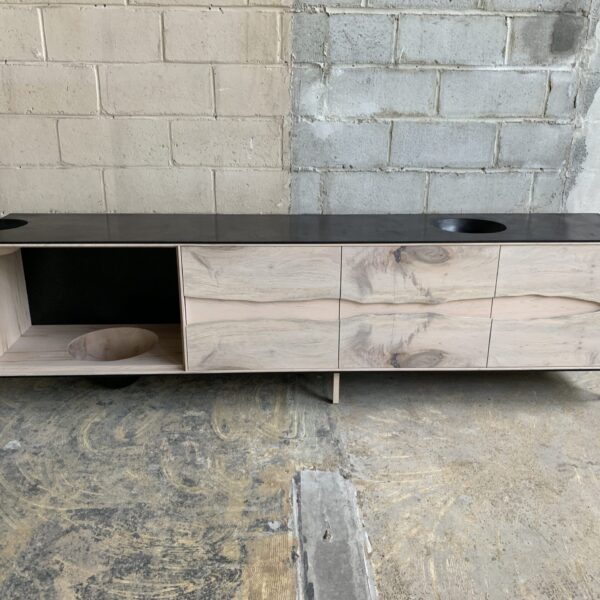 OUTSIDE IN Credenza – Wood Legs – 96”