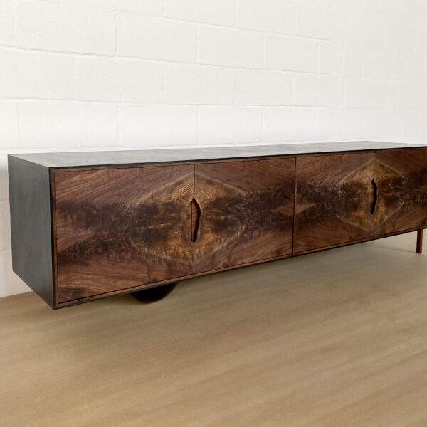OUTSIDE IN Credenza – Wood Legs – 86”