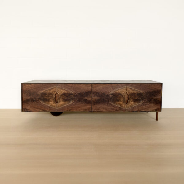 OUTSIDE IN Credenza - Wood Legs - 86''