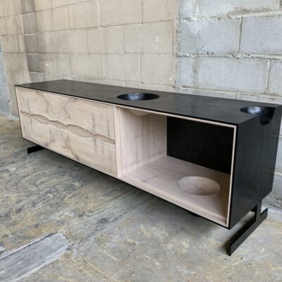 OUTSIDE IN Credenza – Wood Legs – 76”