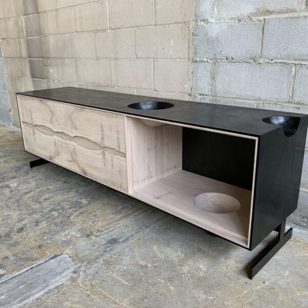 OUTSIDE IN Credenza – Wood Legs – 76”