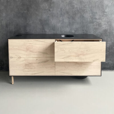 OUTSIDE IN Credenza – Wood Legs – 58”
