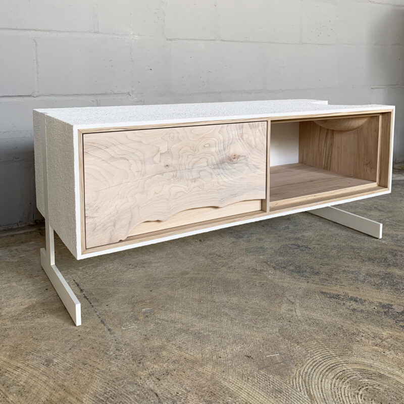 OUTSIDE IN Side Table – Metal Legs