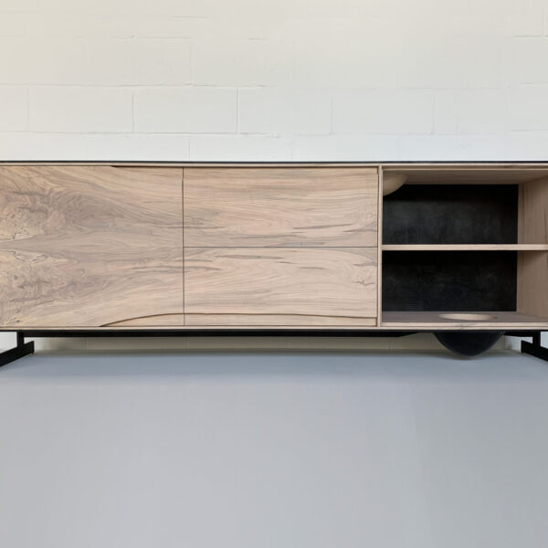 OUTSIDE IN Credenza – Metal Legs – 85”