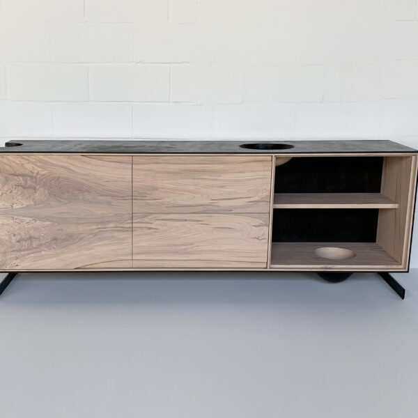 OUTSIDE IN Credenza – Metal Legs – 85”