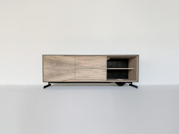 OUTSIDE IN Credenza – Metal Legs – 85”