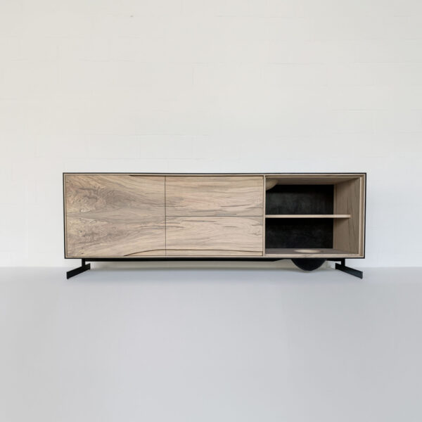OUTSIDE IN Credenza - Metal Legs - 85''