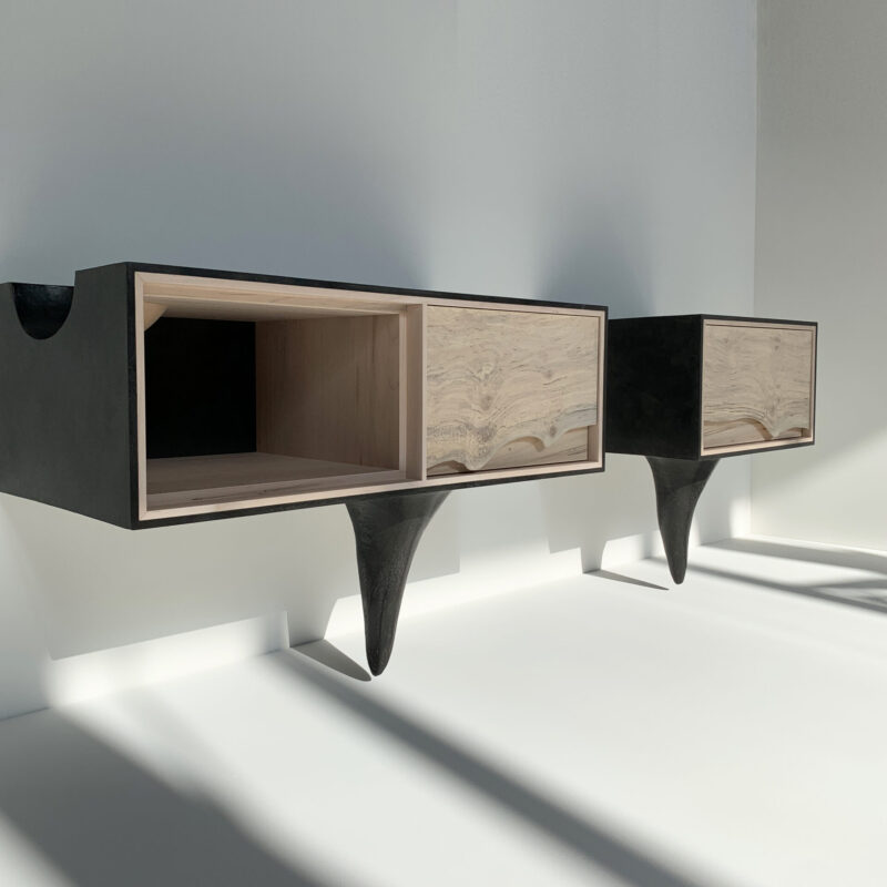 OUTSIDE IN Side Tables – Wall Mounted – Mismatched
