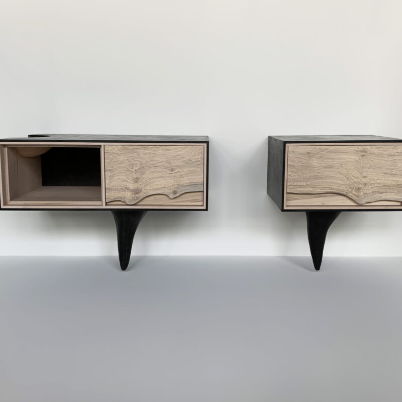 OUTSIDE IN Side Tables – Wall Mounted – Mismatched