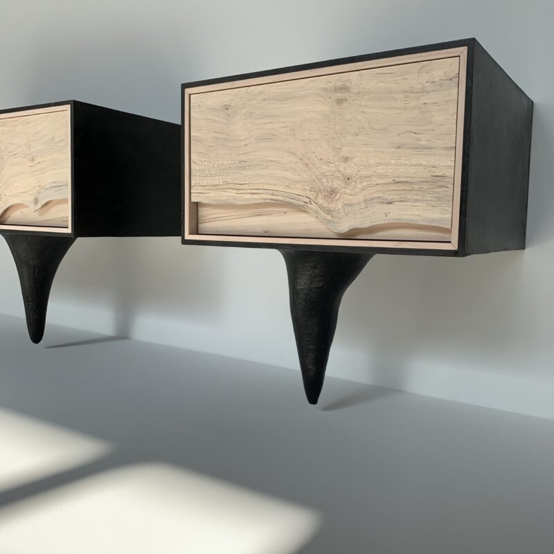 OUTSIDE IN Side Tables – Wall Mounted – Mismatched