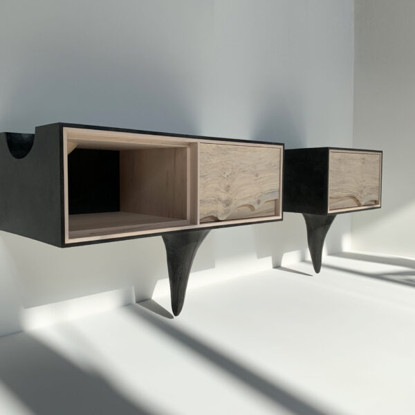 OUTSIDE IN Side Tables – Wall Mounted – Mismatched