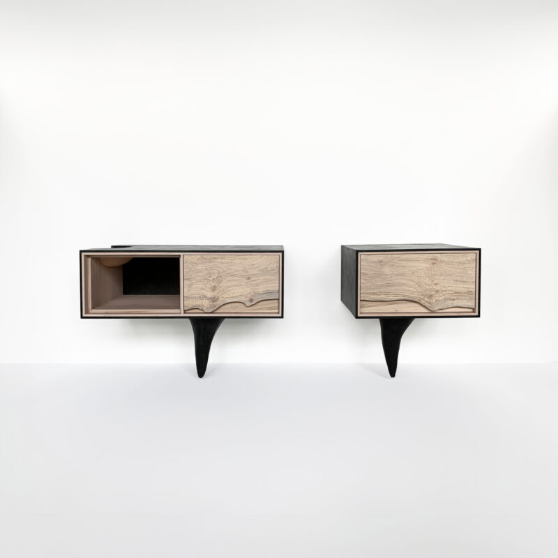 OUTSIDE IN Side Tables – Wall Mounted – Mismatched