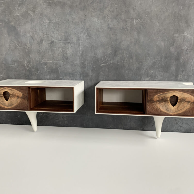 OUTSIDE IN Side Tables – Wall Mounted