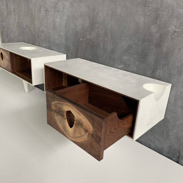 OUTSIDE IN Side Tables – Wall Mounted