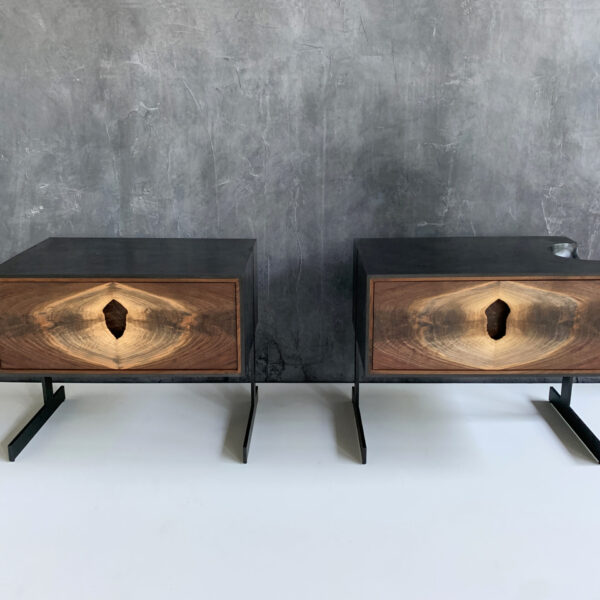 OUTSIDE IN Side Tables – Metal Legs