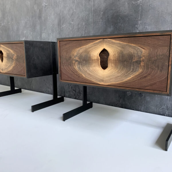 OUTSIDE IN Side Tables – Metal Legs
