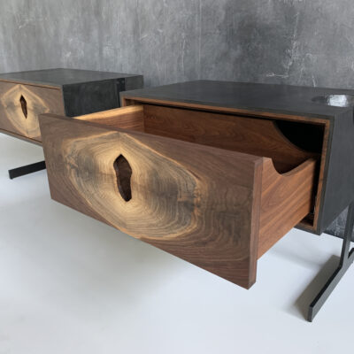 OUTSIDE IN Side Tables – Metal Legs