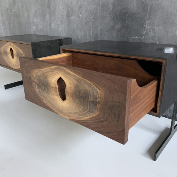 OUTSIDE IN Side Tables – Metal Legs