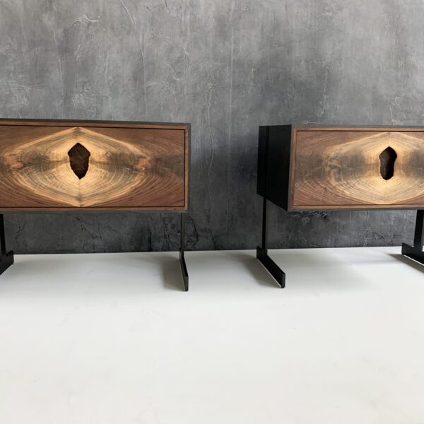 OUTSIDE IN Side Tables – Metal Legs
