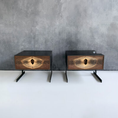 OUTSIDE IN Side Tables - Metal Legs