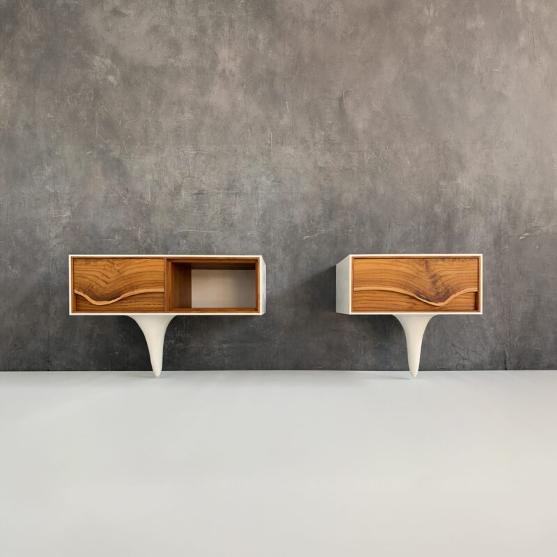 OUTSIDE IN Side Tables – Wall Mounted – Mismatched