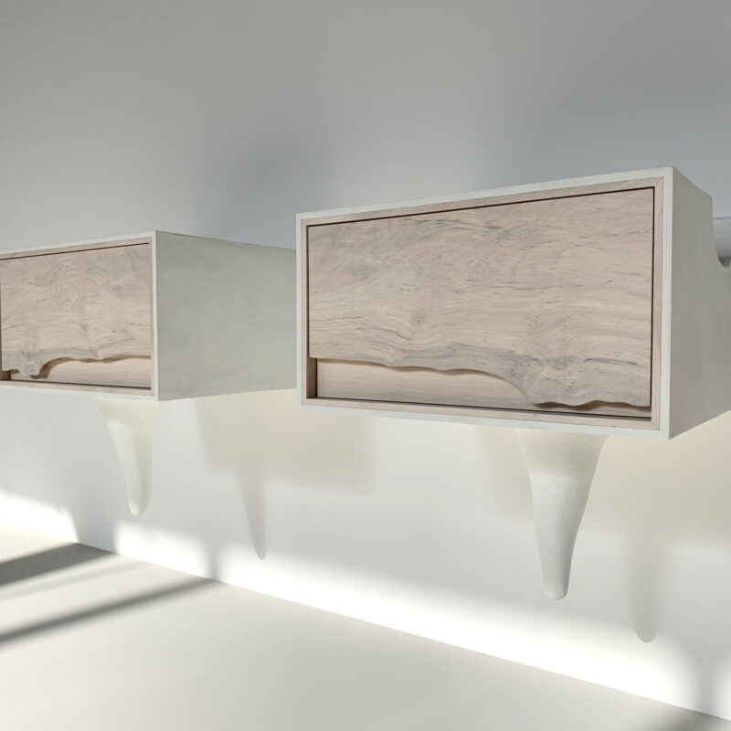 OUTSIDE IN Side Tables – Wall Mounted