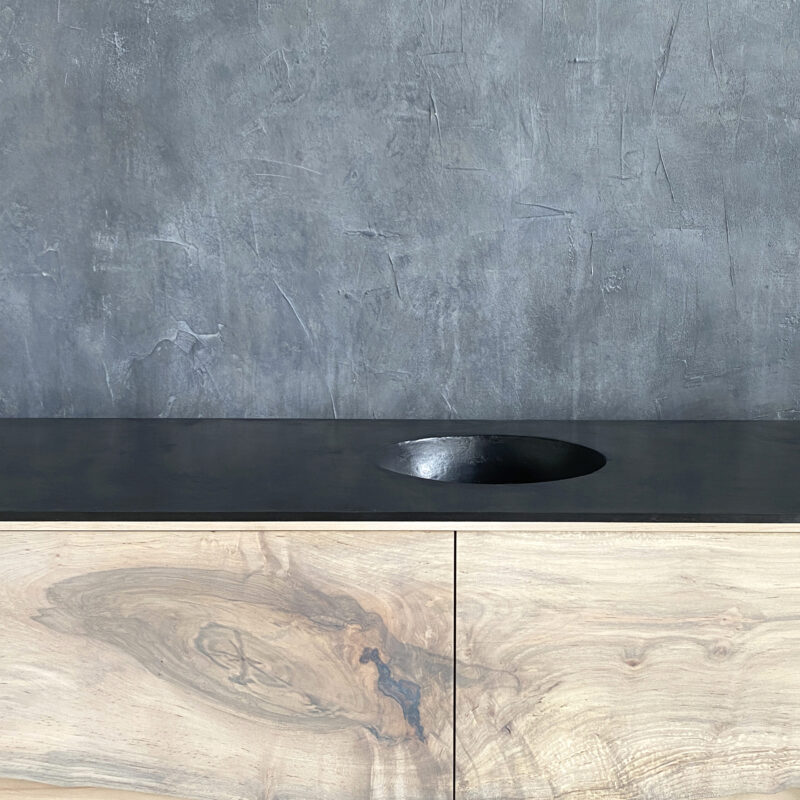 OUTSIDE IN Credenza – Metal Legs – 72”